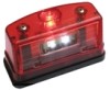 Kentekenlamp LED 12/24v rood