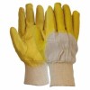 Handschoen latex geel