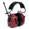 Gehoorkap met radio Peltor rood