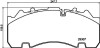 Remblokset Knorr SN7 22,5" BPW...